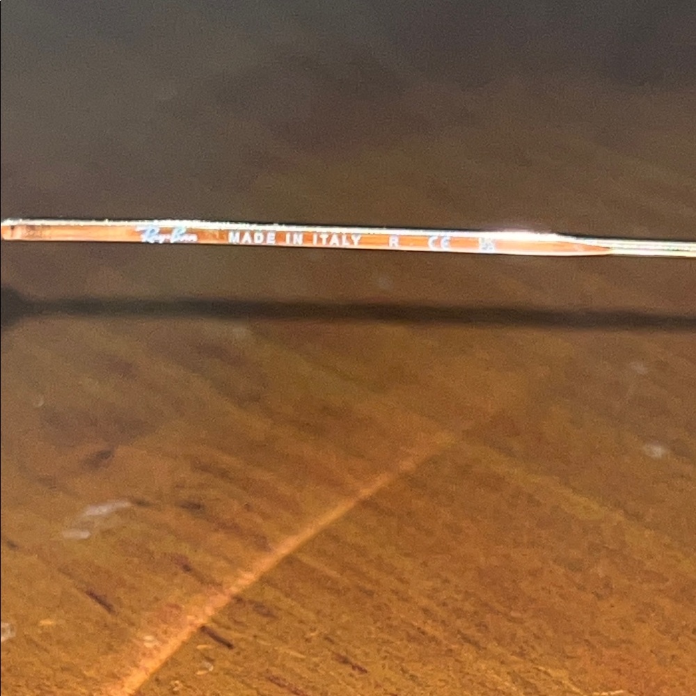 Ray-Ban Hexagonal Sunglasses With Dark Brown Lens… - image 3